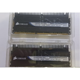 2 Memorias Dominator Corsair 4gb(2x2) 1600mhz 7-8-7-20 1.65v