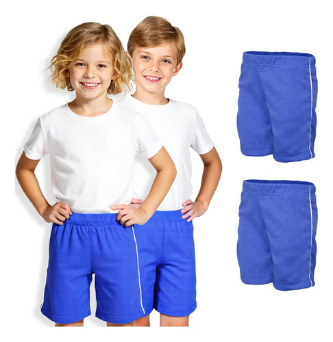 Kit 2 Bermuda Helanca Infantil