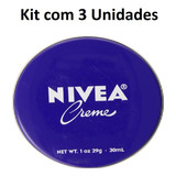 Kit 3 Creme Nivea 30ml Tradicional