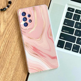 Funda Tpu Mármol Rosa Dorado Para Samsung Galaxy A53 5g