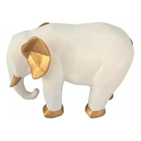 Figura Elefante De Cerámica, Minimalista Pintado, Decoracion