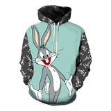 Looney Tunes Sudadera Con Pareja Bugs Bunny Sudadera