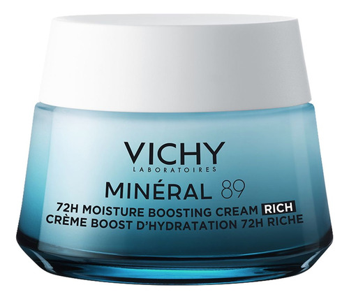Vichy Minéral 89 Crema Hidratante Rica Fortalece Piel Seca