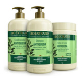 Kit Antiqueda Jaborandi (1l/kg) Shampoo, Cond. E Banho Creme