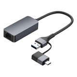 Adaptador Usb-c A Ethernet 2,5g, Adaptador Ethernet De 2,5