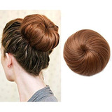 Donut Chignon Sintético Auburn Para Cabello.