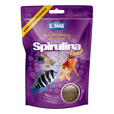 Lomas Alimento Lomas Spirulina Boost 70 Gr Alimento Peces Pecera Acuario Dulce | MercadoLibre