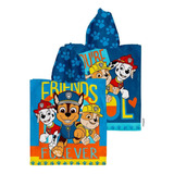 Poncho De Toalla Paw Patrol Friends Piñata Toallon C/capucha