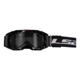 Antiparra Motocroos Ls2 Aura Negro Visor Claro Centro Motos