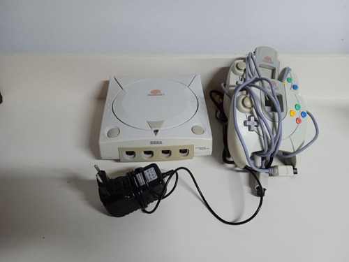 Sega Dreamcast Gdemu 128gb+dreampsu 12v + 2 Controles + Vmu 