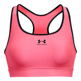 Top Mujer Authntcs Mid Padless Rosa Under Armour