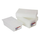 Pack De 10 Caja Wenco Transparente Mybox De 6 Lts 34x21x11 C