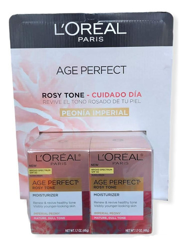 Crema Facial Hidratante Loreal Revitali Age Perfect 2pzs 48g