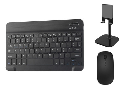 Keyboard Kit, Bluetooth Mouse And Cellphone/tablet Support