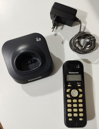 Telefone Panasonic Kx-tg1381lb Preto Funcionando Bem