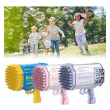 69 Holes Bazooka Bubble Machine Guns With Colored Lights T11