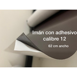 Imán Flexible Calibre 12 Con Adhesivo, Por Metro