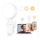 Aro Luz Led Recargable Selfie Ring Light Para Celular Declip