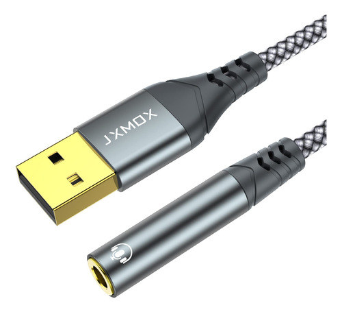 Adaptador De Audio Usb A Conector De 0.138 In (1.6 Pies), Ad