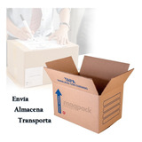 30 Cajas De Carton Corrugado Para Empaque 44x28x26 Cms Mp56