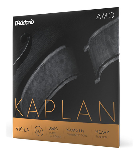 Juego Completo De Cuerdas Viola Kaplan Amo Ka410 Lh Vio...