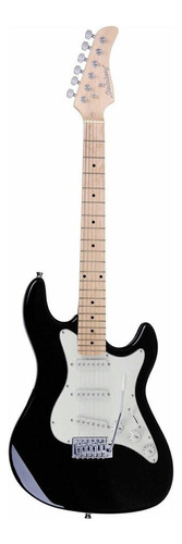 Guitarra Elétrica Strinberg Sts Series Sts100 Stratocaster De  Tília Black Brilhante Com Diapasão De Bordo