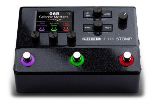 Pedaleira Line 6 Hx Stomp Simulador De Amp + Fx