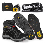 Kit Bota Masculina Timberland 100% Couro Legitimo +brindes