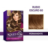 Tinte Wella Koleston Coloración En Crema Tono 60