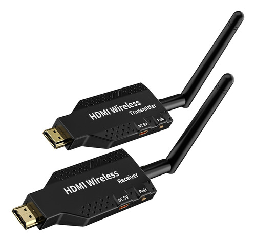 Extensor Hdmi Inalámbrico De 50m Con 1 Transmisor 1 Receptor