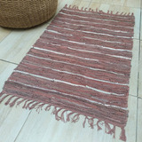 Alfombra 60x90 Cm Hindu Felpudo Recibidor Costado O Pie Cama