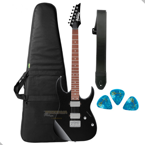 Guitarra Ibanez Grg121sp Bkn + Capa Correia E Palhetas