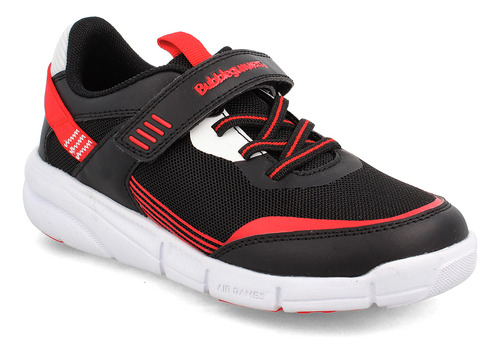 Zapatilla Niño Bubblegummers Airgames Negro-rojo