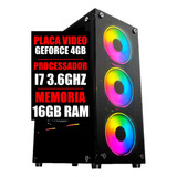 Pc Gamer Intel I7 / Placa Geforce 4gb / Ssd 480gb / 16g Ram