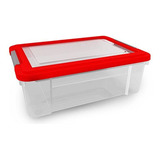 Caja Organizadora Plastica 53 Litros Transparente