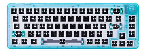 Kit De Teclado Mecánico Gamakay Lk67 Rgb, Modo Triple, 65%