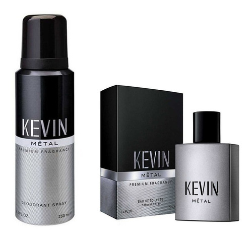 Combo Kevin Fragancia Metal Desodorante + Perfume Hombre