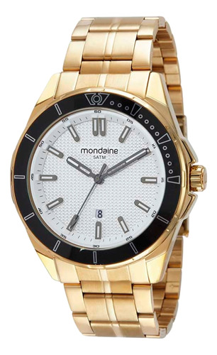 Relógio Mondaine Masculino Analógico Dourado 32383gpmvde1