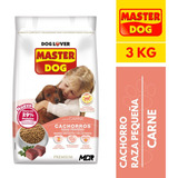 Alimento Master Dog Cachorro Raza Pequeña 3kg | Mdr