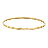 Pulsera Esclava Moda Enchapada En Oro 18k 