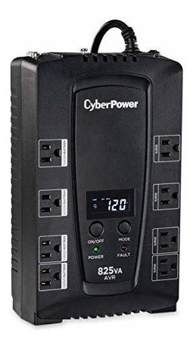 Sistema Ups Lcd Inteligente Cyberpower Cp825avrlcd, 825va/45