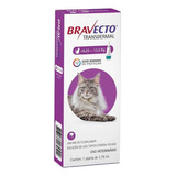 Pipeta Antiparasitário Para Pulga Msd Bravecto Transdermal Bravecto Gatos Para Gato De 6.25kg A 12.5kg