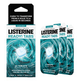 Listerine Ready! 24 Tabletas Masticables Sabor A Menta