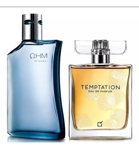 Perfume Ohm De Yanbal + Temptation De D - mL a $550