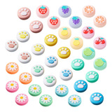 Skylety 36 Pieces Soft Silicone Thumb Grip Replacement Cute