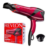 Secadora De Cabello Revlon Pro Collection Salon Infrared Rvdr5105 Roja 220v