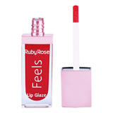 Gloss Lip Glaze Ruby Rose Feels Cor 082 7,2ml