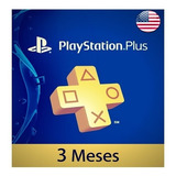 Tarjeta Psn Playstation Plus Usa 3 Meses - Webpay