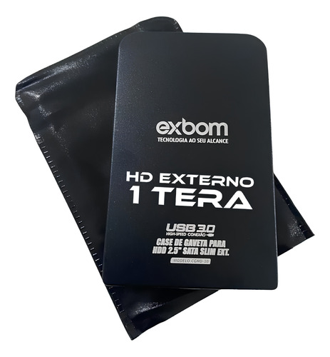 Hd Externo 1 Tera P/ Notebook E Computador Case 2.0