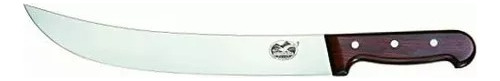 Cuchillo Carnicero Curvo 31cm Victorinox Madera 5.7300.31